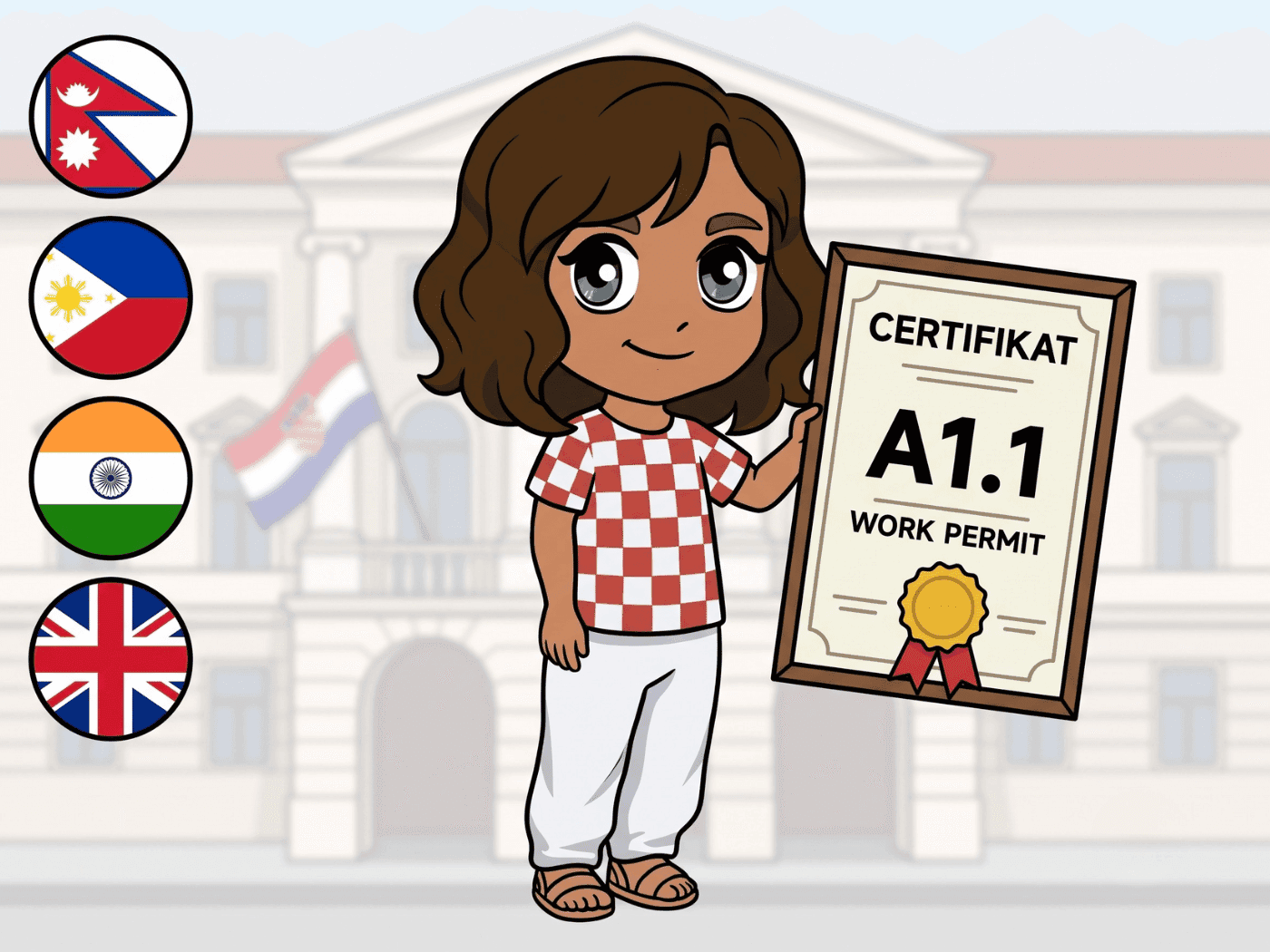 Primjer A1.1 certifikata