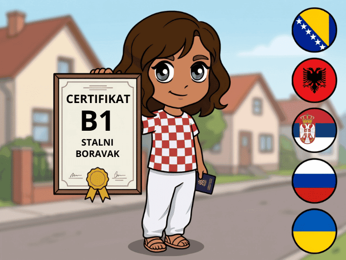 Primjer B1 certifikata